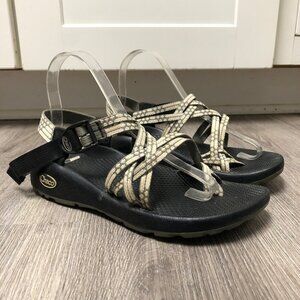 Chaco Women's Size 7 Black Gray Sandals Outdoor Waterproof Hiking  Strappy